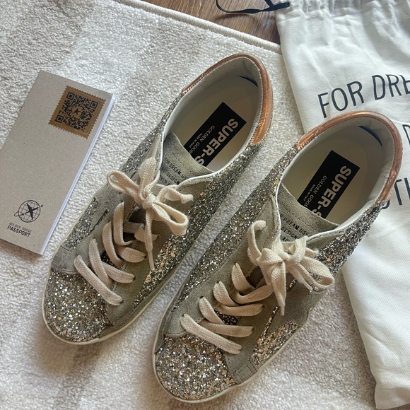 Glitter golden goose sneakers 39 - Picture 2 of 9